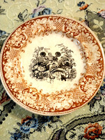 MUZEÁLIS KŐPORCELÁN SÜTEMÉNYES TÁNYÉR - Art&Decoration