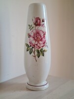 Rózsás romantikus Aquincum porcelán váza nosztalgia dísztárgy szép állapotban