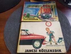 Jancsi közlekedik, Jancsi és a vonatok könyvek