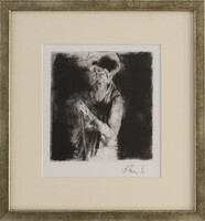 Szász Endre ritka rézkarc – művészpéldány, 1960-as évek