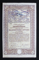 Államadóssági kötvény járadékkölcsön 10000 korona 1917 november 5,5%