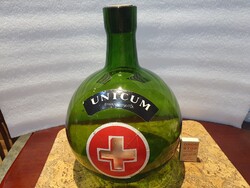 Retro 5 literes unicumos üveg szép állapotban palack pince dekoráció Zwack