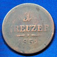 1851. 1  Krajcár Ausztria   (852)