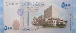 500 font pound pounds 2009 Szíria UNC 2.