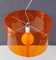 Vintage F.Flaviani designer Kartell plexi  lámpa 1980 ALKUDHATÓ