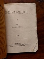 Gracza György: 1848.március 15. Magyar könyvtár sorozatból