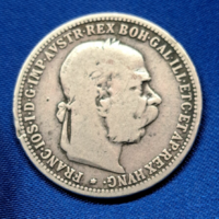 1893. Ausztria ezüst  I. Ferencz József 1 korona (242)