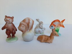 Drasche es Hollohazi porcelan nippek