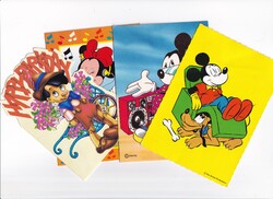 M:011 3+1 Walt Disney képeslap