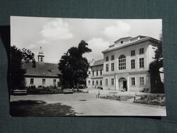 Képeslap,Soponya,gyermekváros,üdülő,Zichy-kastély látkép,részlet, 1962-