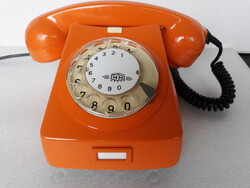Retro CB76MM narancssárga tárcsás telefon