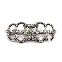 0698. Art Deco Bross Gyémántokkal