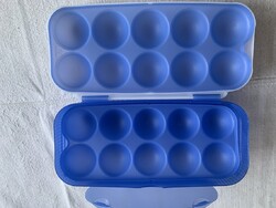 Tupperware tojástartó tároló vagy uzsonnás doboz 11x8x25 cm