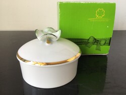 Hollóházi porcelán gyűrű tartó