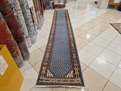Indo mír extra hosszú 80x460 kézi gyapjú perzsa futó szőnyeg MZ428