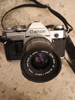 Canon AE-1 váz + Canon FD-objektív együtt eladó
