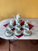 Alföldi porcelán kávés mokkás készlet hiánytalan.