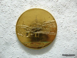 Magyar Nemzeti Bank emlékérem 1989 Nagy méretű  Átmérő 80 mm  Súly 116 gramm