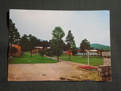 Képeslap,Sátoraljaújhely,SZOT gyermeküdülő,úttörő tábor látkép,részlet, 1982-