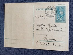 D206087  Levelezőlap   1941 -  Kemeneshőgyész Zoltai Gyula Sopron