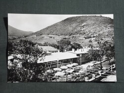 Képeslap,Sátoraljaújhely,Tokaji borvidék,Kossuth Lajos turistaház,borozó látkép részlet, 1968-