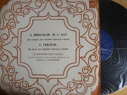 A.Vivaldi;J:S.Bach;G. Handel:Conterto for string orchestra-Versenymű vonószenekarra és orgonára LP-