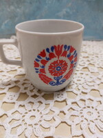 Zsolnay retro porcelán bögre tulipános mintával