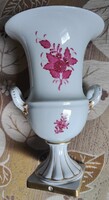 Herendi váza Apponyi mintás 25 cm