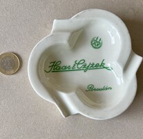 Haas & Czjzek porcelán reklám hamutartó