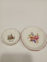 Aquincum porcelán kis tányérok.