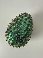 Régi és ritka húsvéti tojás virágokkal