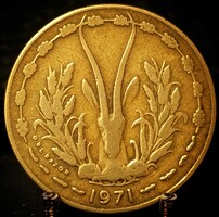Nyugat Afrika (BCEAO) 10 frank, 1971 C05B5
