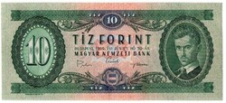 1969  papir 10  forintos   T1   állapotban  2 DR SORSZÁMKÖVETŐ