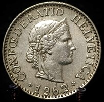 Svájc 10 Rappen, 1962 C06F5