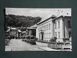 Képeslap,Salgótarján,Kossuth Lajos utca,Járásbíróság látkép részlet, 1958-