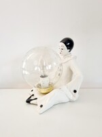 Olasz vintage harlequin/Pierrot lámpa, LV 568