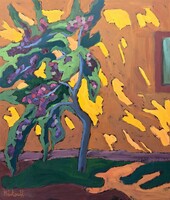 MÁRTONFI BENKE MÁRTA - olajfestmény, jelzett, 60x50 cm