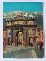 Régi képeslap Innsbruck Maria Theresien utca - 1965