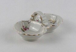 1U789 Régi Zsolnay porcelán asztali sótartó