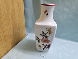 T2200 Hollóházi virág mintás váza 36 cm
