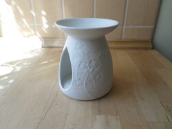 Párologtató fehér biszkvit porcelán kolibri mintával