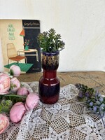Csodás Jasba Germany retro  színes váza  Gyűjtői ritka darab német mid century modern