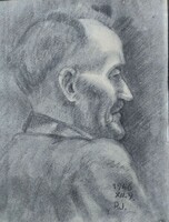 Pataki József Grafika 1946-ból.Mérete: 30x40 cm.Keret nélkül.
