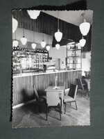 Képeslap,Sárospatak,Rákóczi turistaház,presszó látkép részlet, 1962-