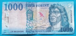 2023 évi 1000 Forint jelentős nyomdahibával