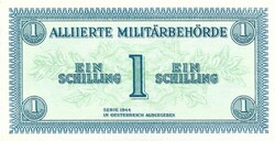 1 schilling 1944 Ausztria Militarbehörde katonai 2.