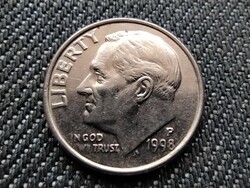 USA Roosevelt 1 dime 1998 P