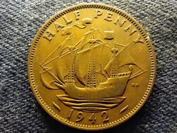 Anglia VI. György (1936-1952) 1/2 Penny 1942