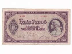 Háború utáni inflációs sorozat (1945-1946) 100 Pengő bankjegy 1945