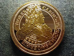 Magyar aranyóriások III. Károly, 10 aranydukát, 1713, utánveret réz-nikkel